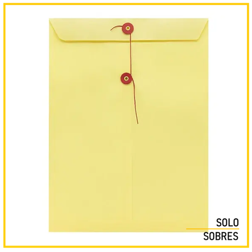 Sobre de seguridad con ojillo y rondana para bancos